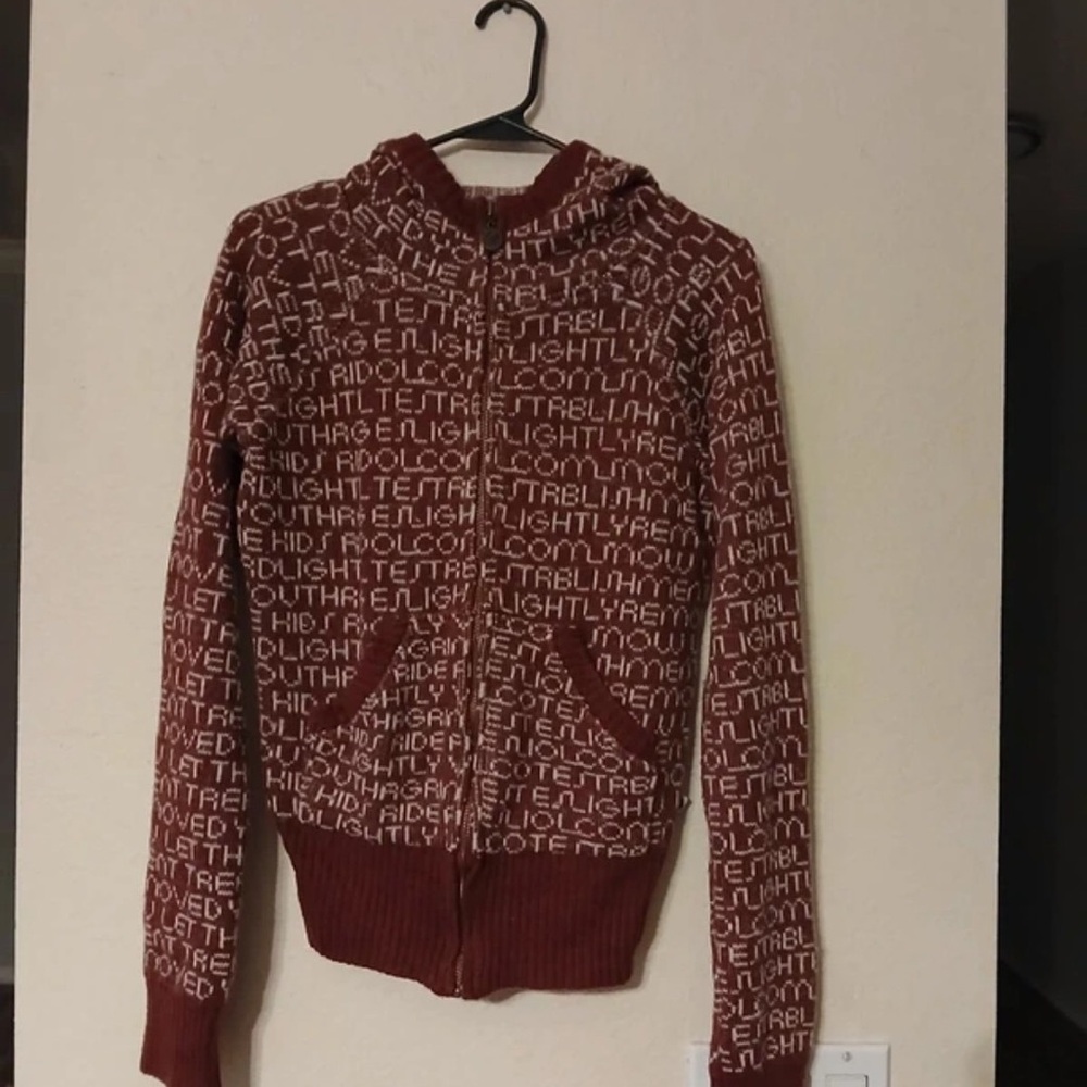 Stylish Maroon Patterned Women's Utility Jacket